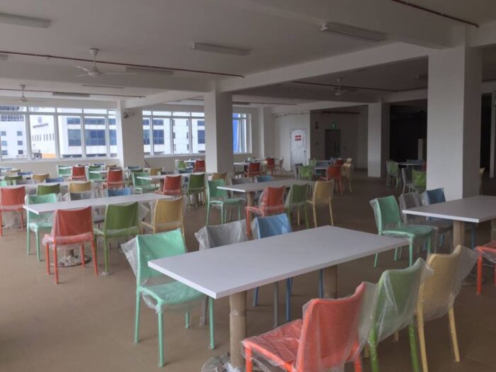 canteen table and chair