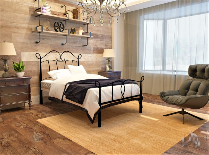 metal bed