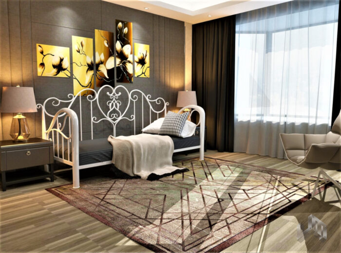 metal bed