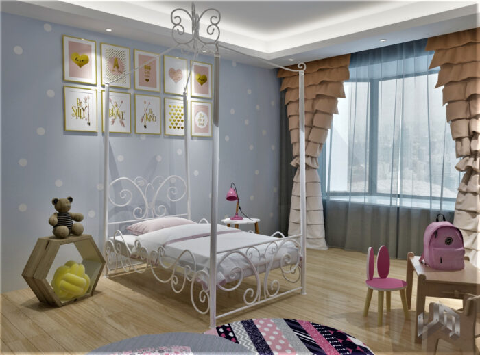 metal bed